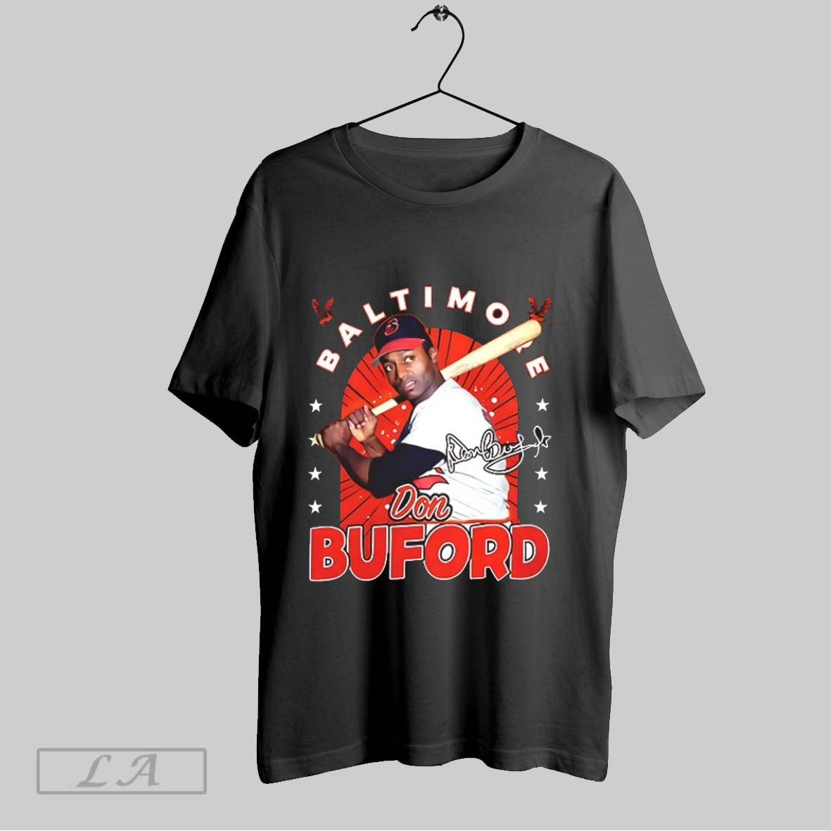 Original Don Buford Baltimore Orioles Gritty Signature V Neck