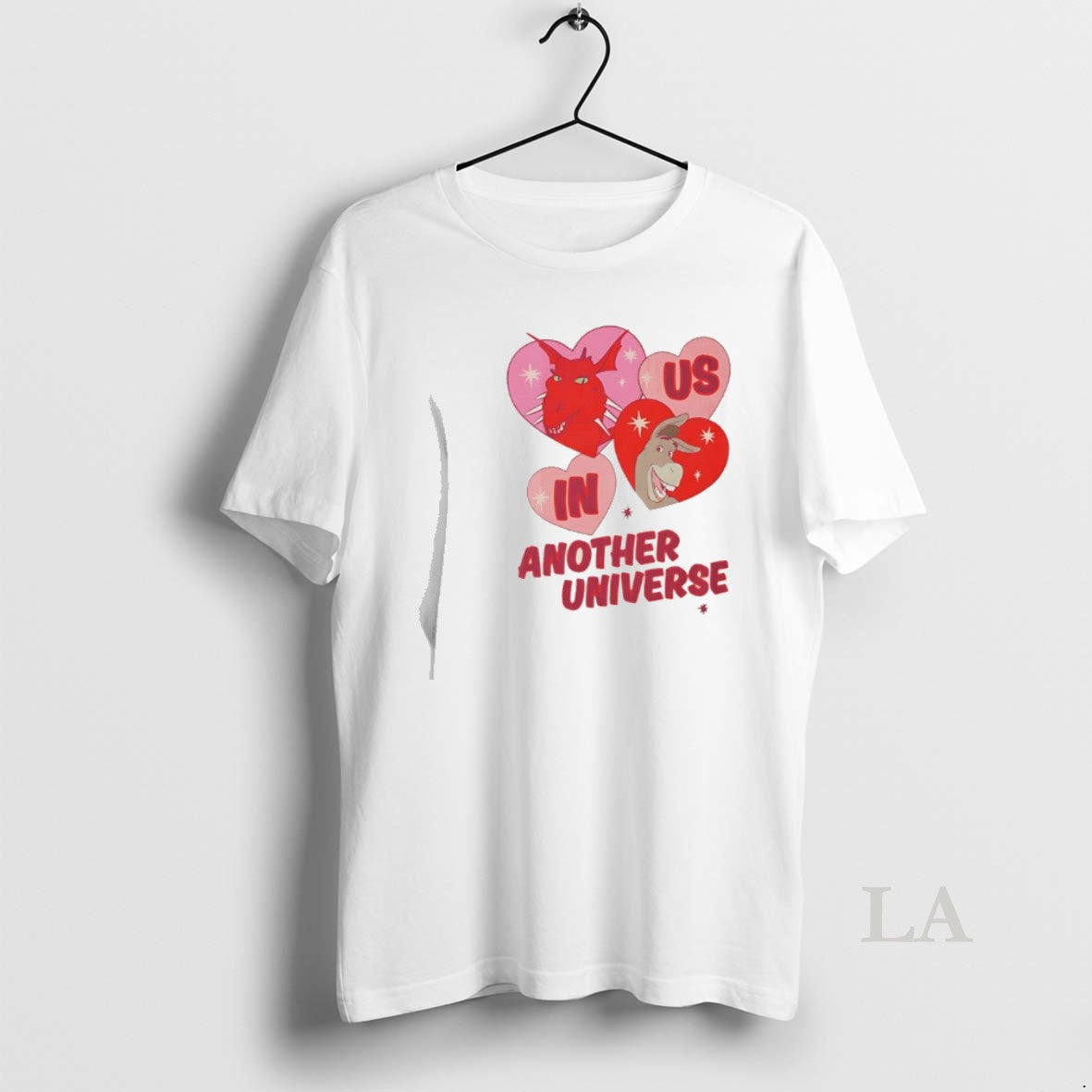 Original Dragon And Donkey Is In Another Universe Heart Valentines T-Shirts, Hoodie, Sweatshirt | AU01DripNestTees.com