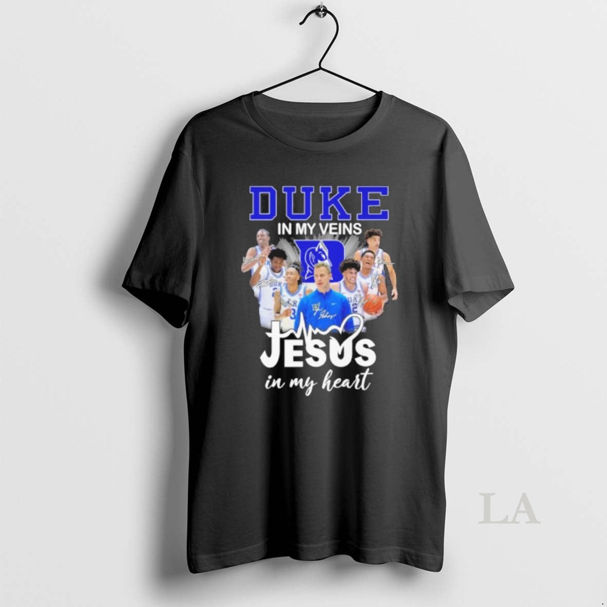 Original Duke Mens Basketball In My Veins Jesus In My Heart T-Shirts, Hoodie, Sweatshirt | AU01DripNestTees.com