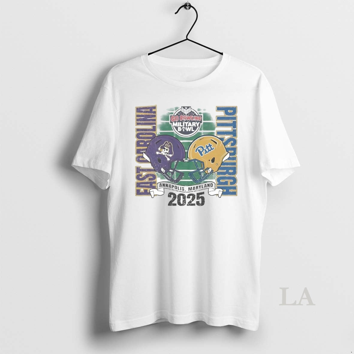 Original East Carolina Pirates Vs Pittsburgh Panthers 2025 Go Bowling Military Bowl T-Shirts, Hoodie, Sweatshirt