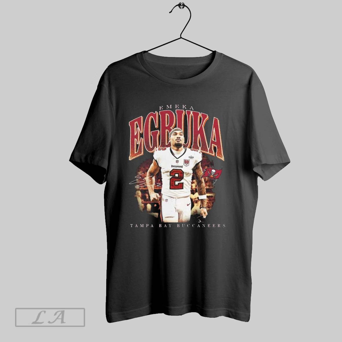 Original Emeka Egbuka Tampa Bay Buccaneers Hype Graphic