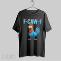 Original F Caw F Blue Rooster V Neck