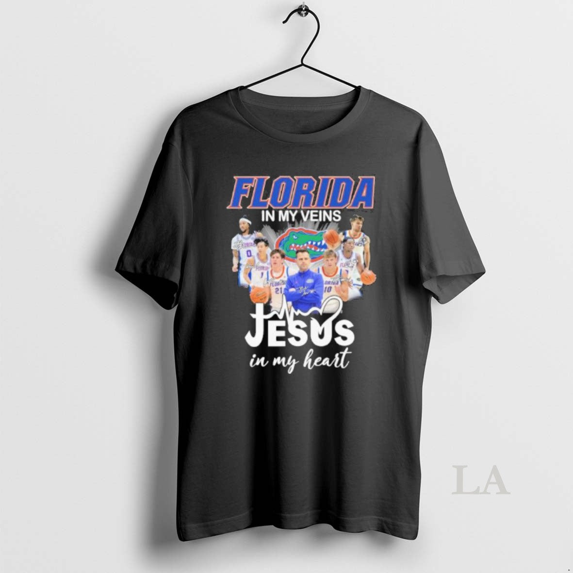 Original Florida Mens Basketball In My Veins Jesus In My Heart T-Shirts, Hoodie, Sweatshirt | AU01DripNestTees.com