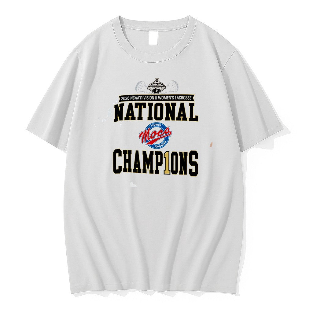 Original Florida Southern Moccasins 2026 Ncaa Division Ii Womens Lacrosse Champions Tee Tshirts
