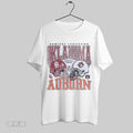 Original Football Showdown Oklahoma Sooners Vs Auburn Tigers