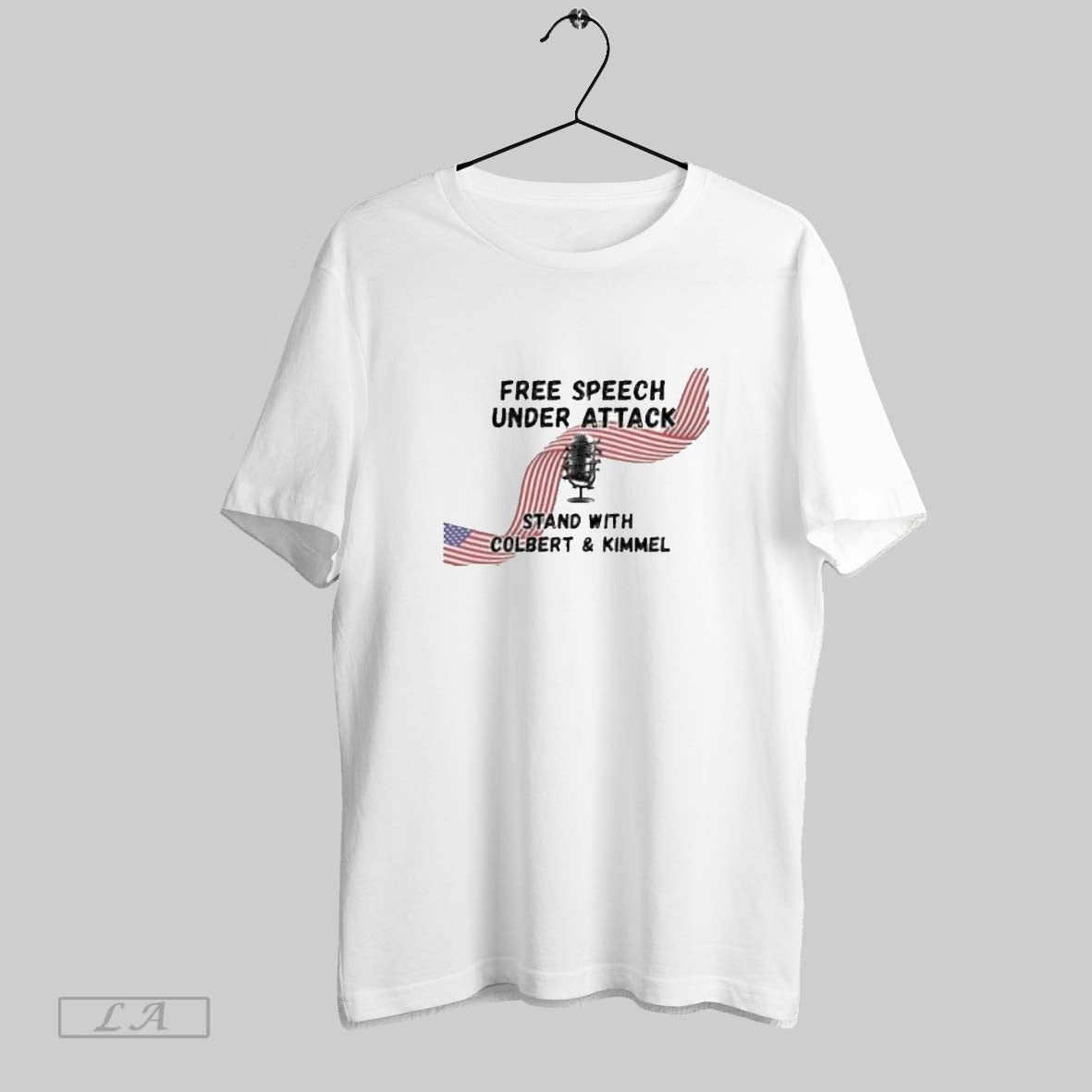 Original Free Speech Stand With Kimmel Colbert 2025