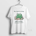 Original Frog My Heart Is Filled With Courage The Cou Is Silent T-Shirts, Hoodie, Sweatshirt | AU01DripNestTees.com