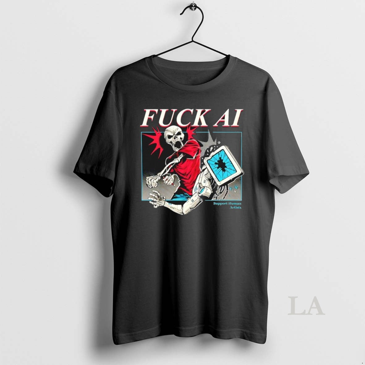 Original Fuck Ai Support Human Artists T-Shirts, Hoodie, Sweatshirt | AU01DripNestTees.com