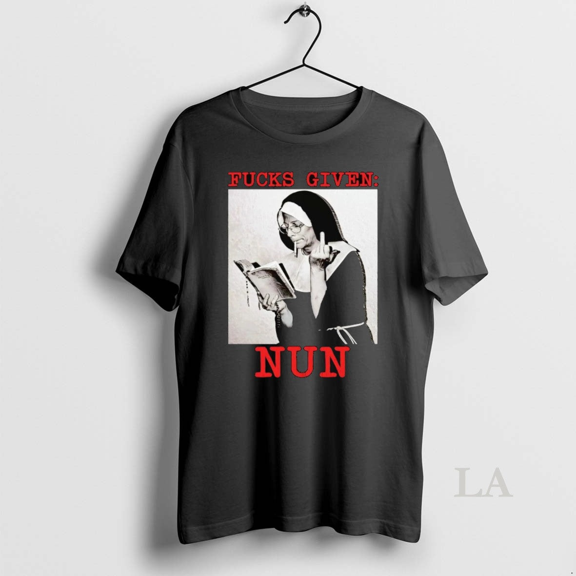 Original Fucks Given Nun Middle Finger T-Shirts, Hoodie, Sweatshirt | AU01DripNestTees.com