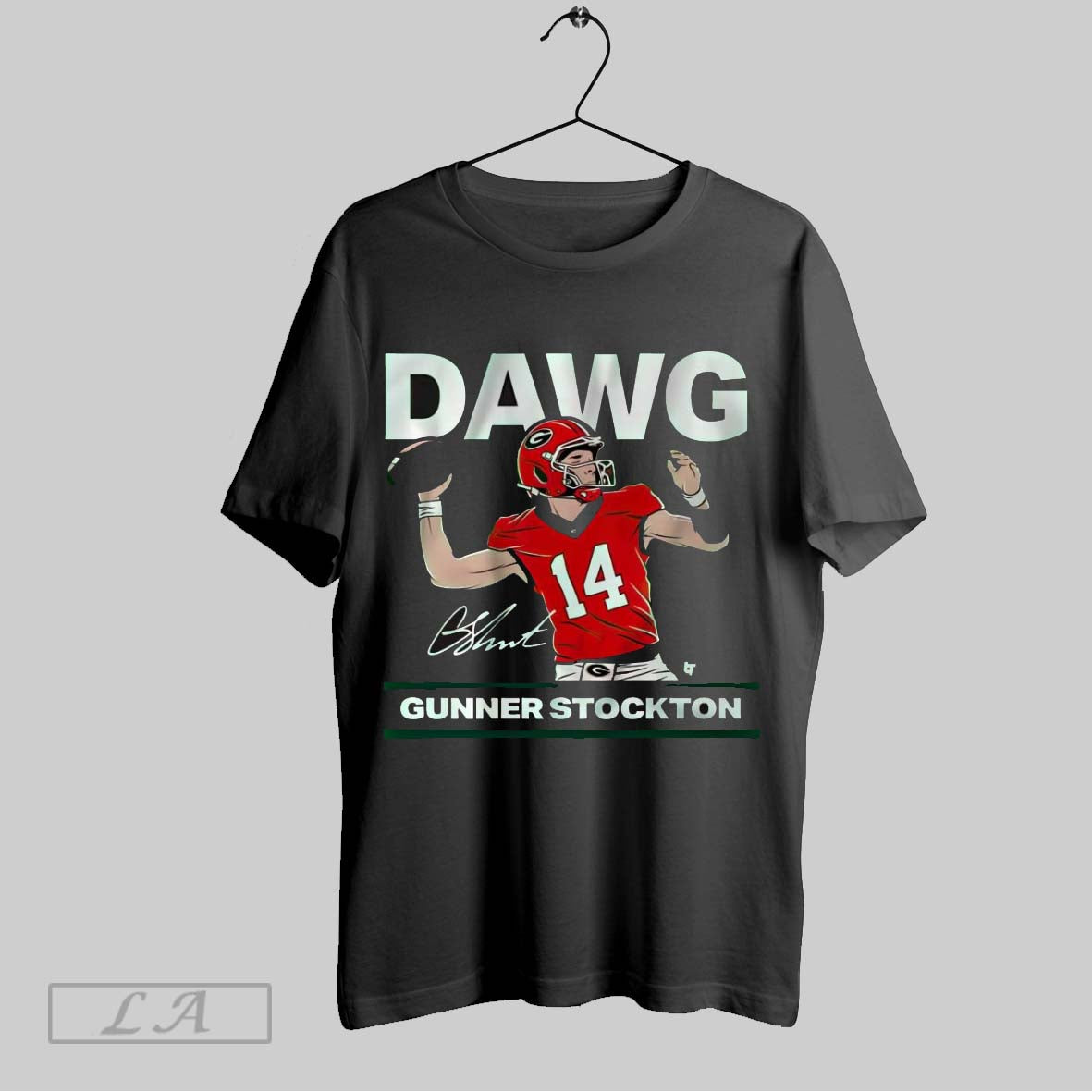 Original Georgia Bulldogs Football Gunner Stockton Is A Dawg Signature