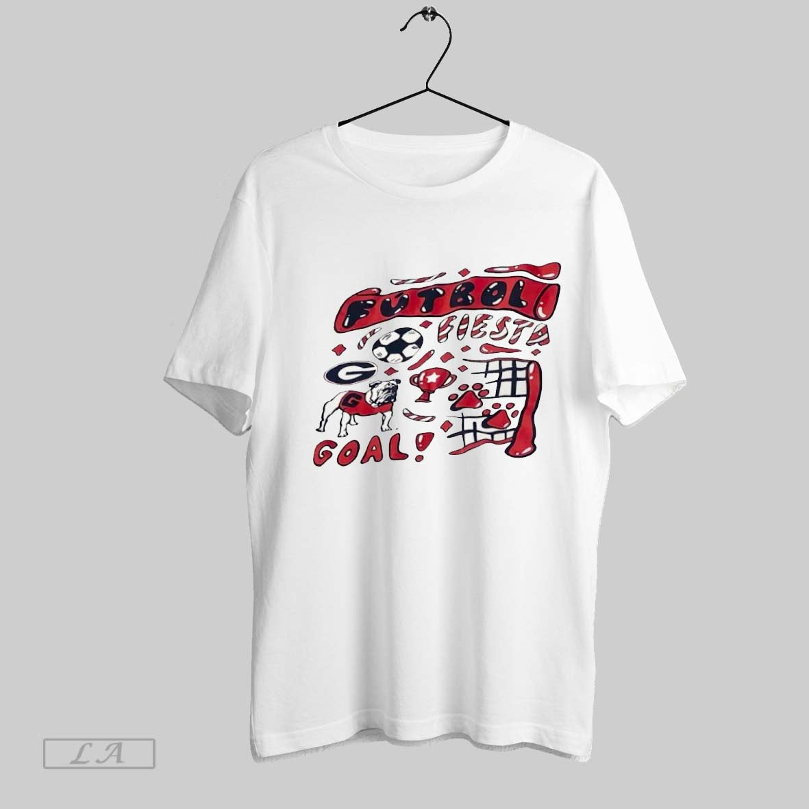 Original Georgia Bulldogs Mascot Logo Futbol Fiesta Goal