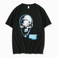 Original Ghost Rider 2099 Chrome Skull Head Black Tshirts Jpg