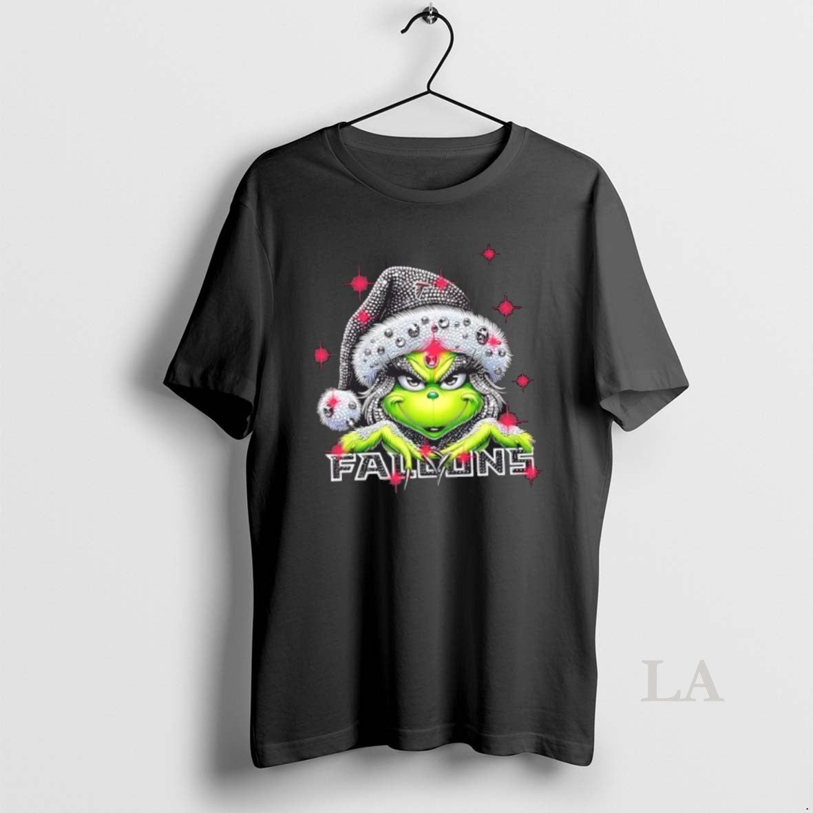 Original Glitter Diamond Grinch Girl X Atlanta Falcons Football Graphic T-Shirts, Hoodie, Sweatshirt | AU01DripNestTees.com