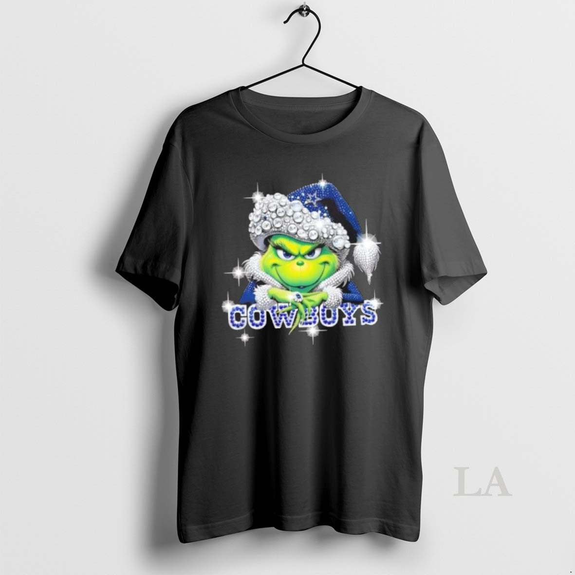Original Glitter Diamond Grinch Girl X Dallas Cowboys Football Graphic T-Shirts, Hoodie, Sweatshirt | AU01DripNestTees.com