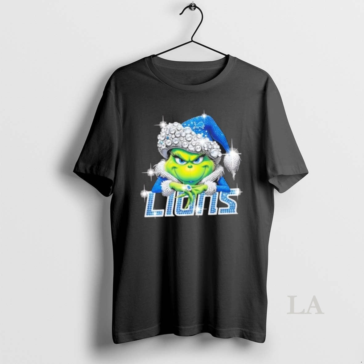 Original Glitter Diamond Grinch Girl X Detroit Lions Football Graphic T-Shirts, Hoodie, Sweatshirt | AU01DripNestTees.com