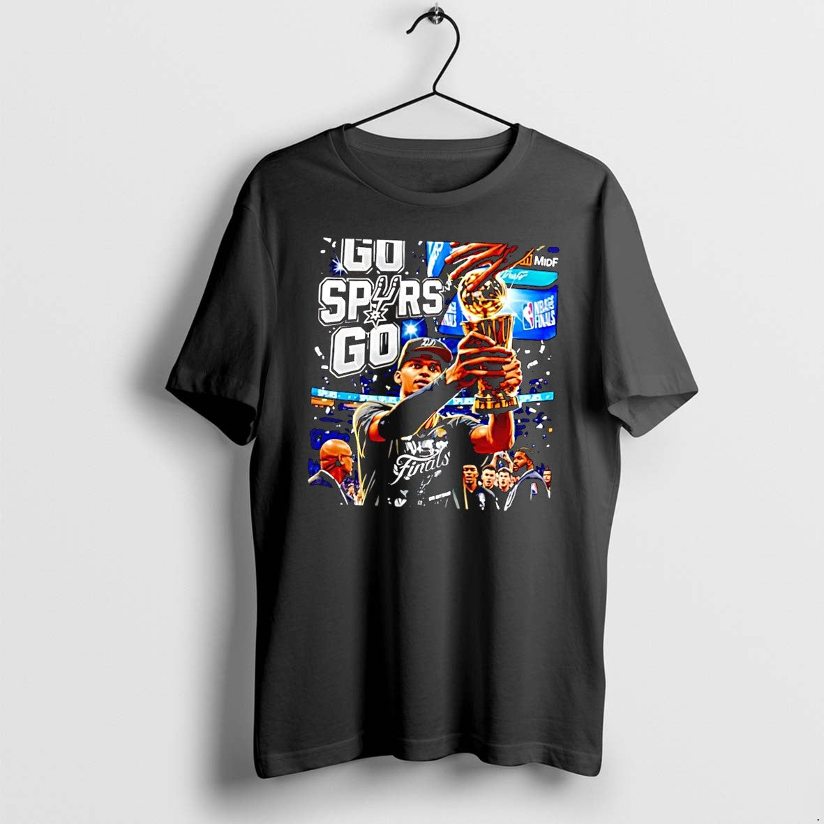 Original Go Spurs Go Nba Finals Basketball Champion Black Tshirts Jpg