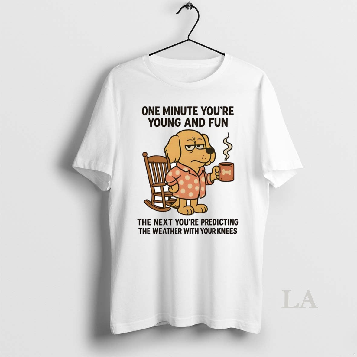 Original Golden Retriever One Minute Youre Young And Fun T-Shirts, Hoodie, Sweatshirt | AU01DripNestTees.com