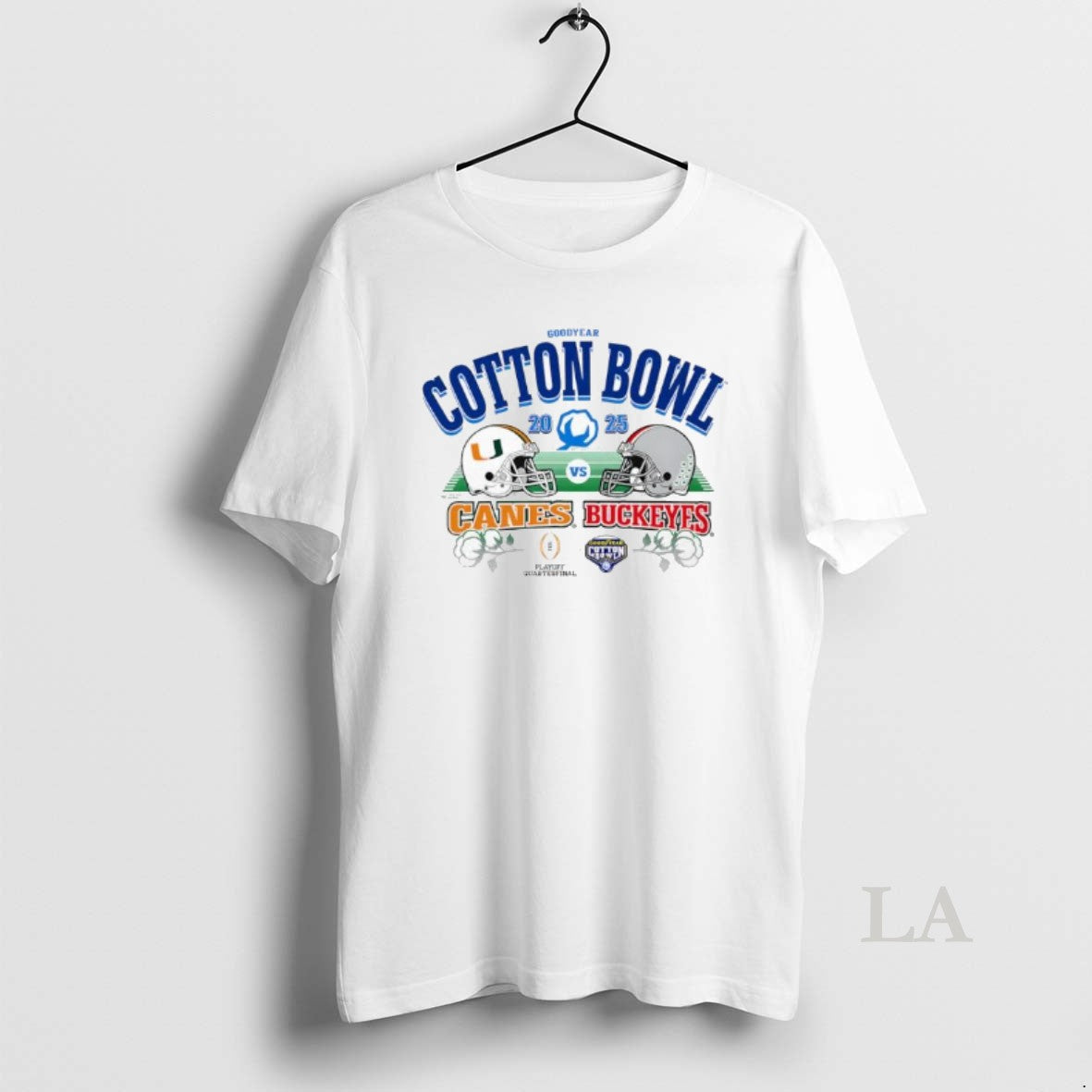 Original Goodyear Cotton Bowl 2025 Canes Vs Buckeyes Playoff Quarterfinal T-Shirts, Hoodie, Sweatshirt | AU01DripNestTees.com
