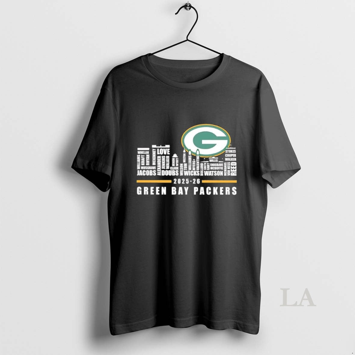 Original Green Bay Packers 2025 Players Names Skyline T-Shirts, Hoodie, Sweatshirt | AU01DripNestTees.com