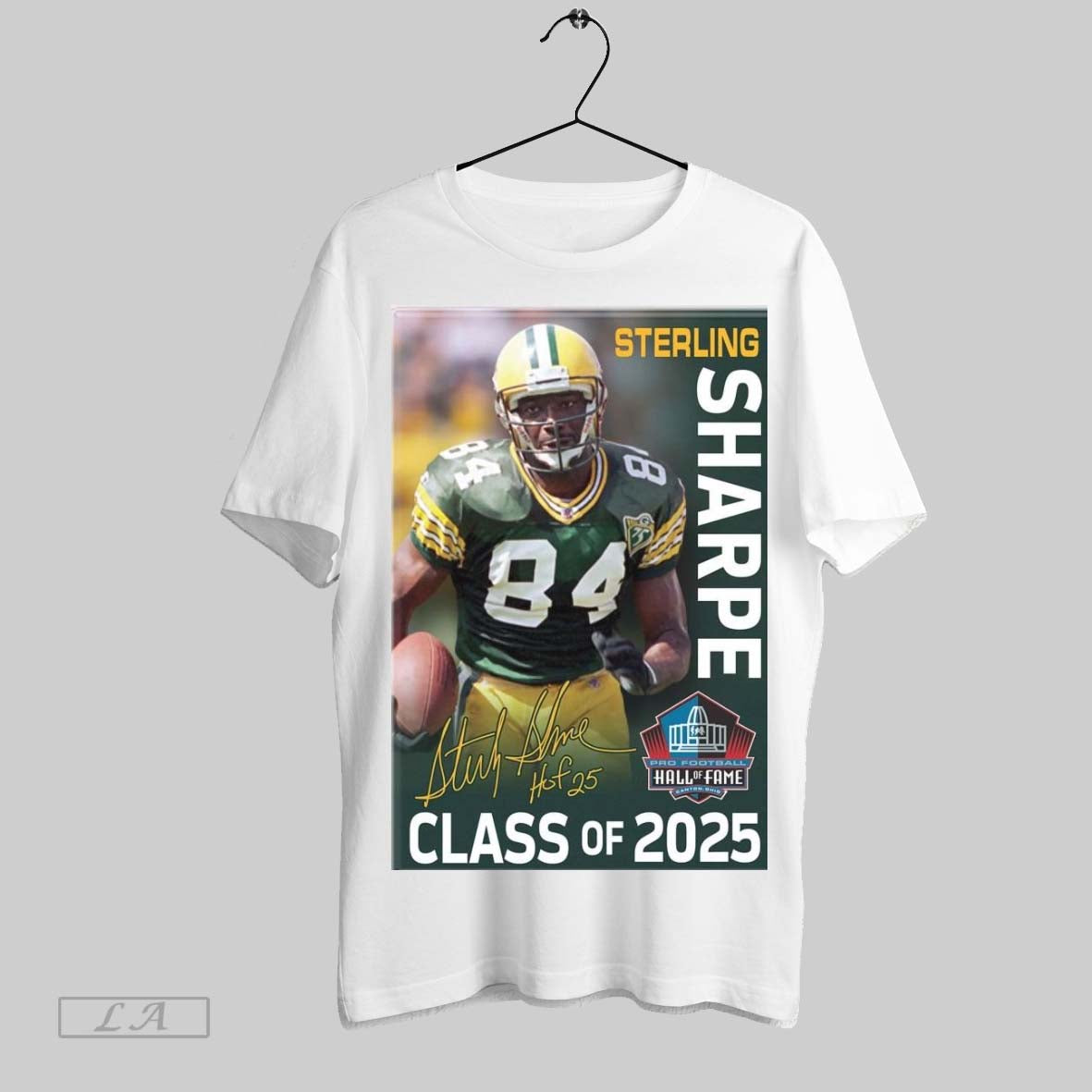 Original Green Bay Packers 84 Sterling Sharpe Pro Football Hof Class Of 2025 Signature