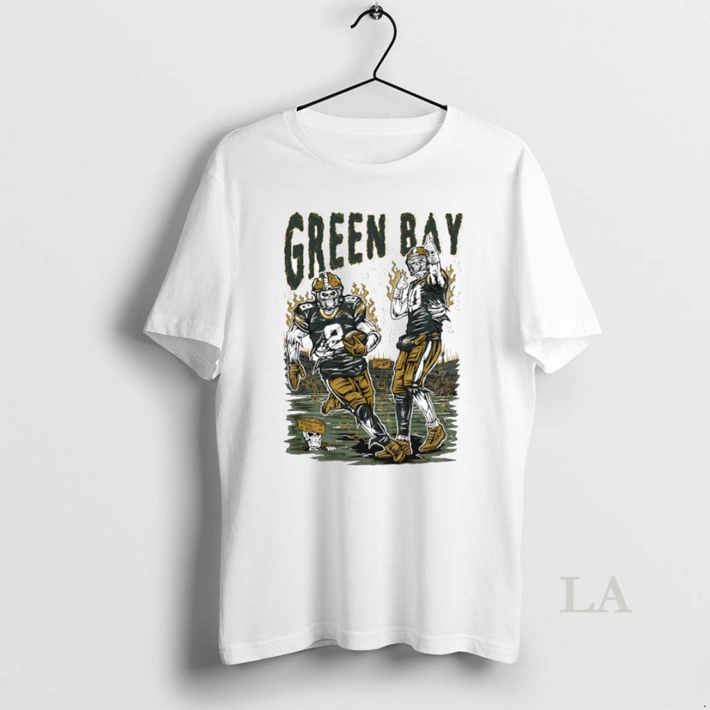 Original Green Bay Packers Welcome To Football Skeleton Players Circle T-Shirts, Hoodie, Sweatshirt | AU01DripNestTees.com