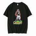 Original Gridiron Drip 84 Football Player Standing Chicago Bears Black Tshirts