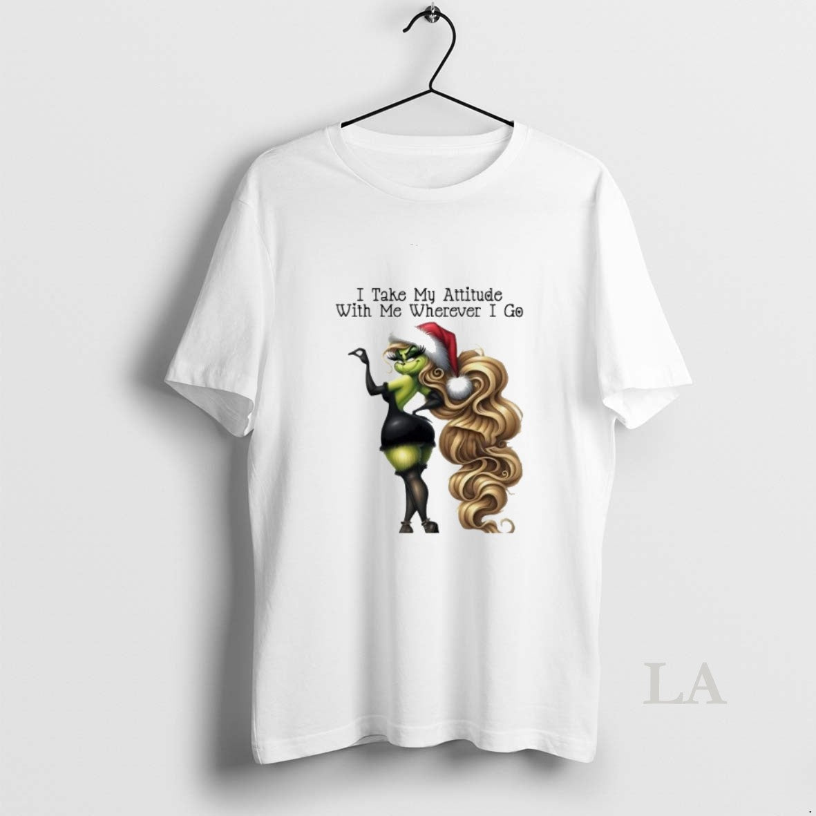Original Grinch I Take My Attitude With Me Wherever I Go Christmas T-Shirts, Hoodie, Sweatshirt | AU01DripNestTees.com