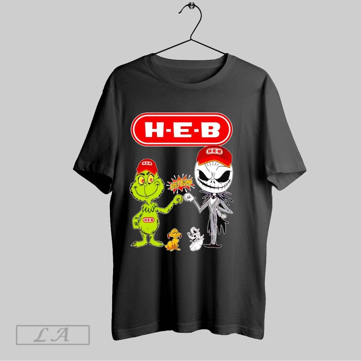 Original Grinch And Jack Skellington Fist Bump H E B Halloween