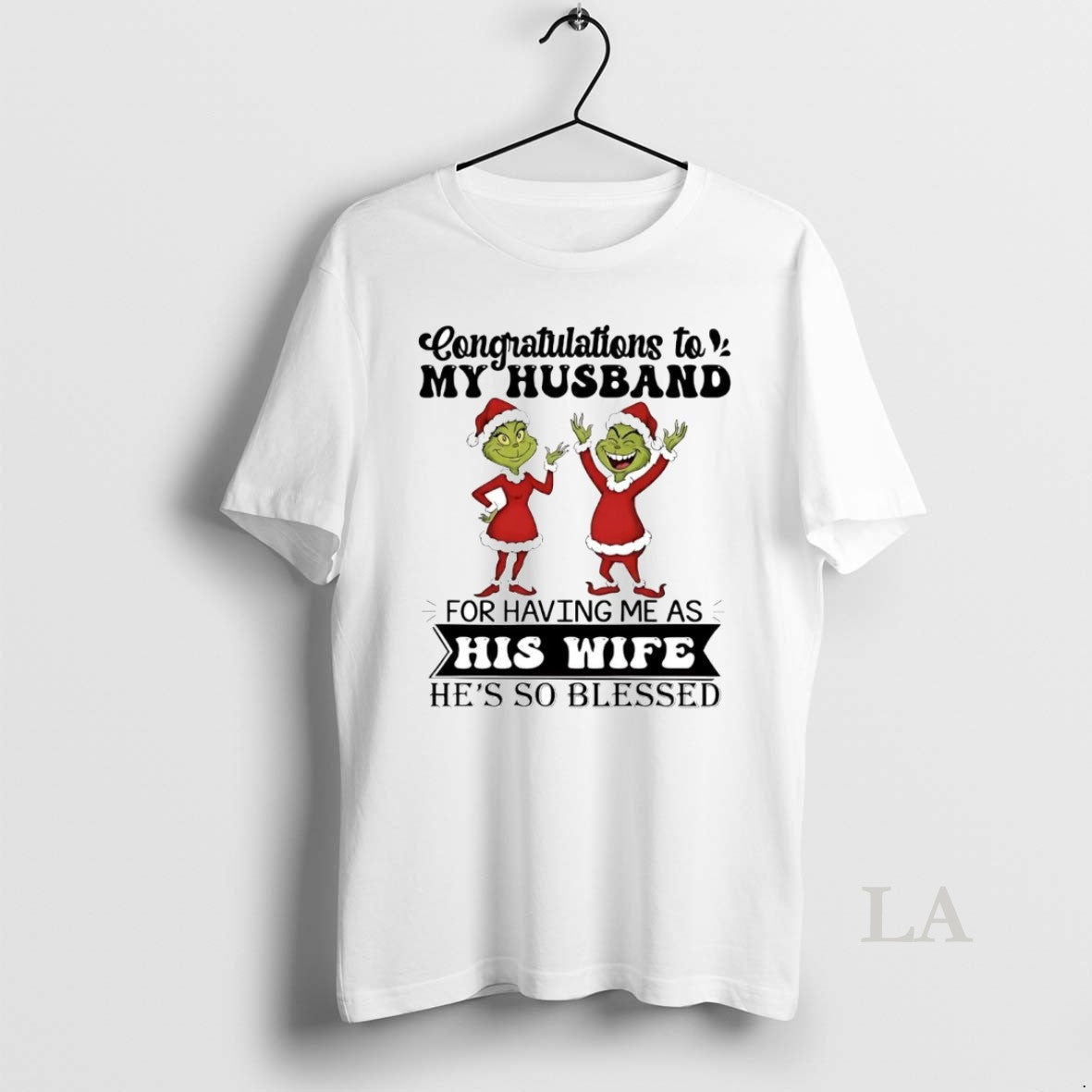 Original Grinch Congratulations To My Husband For Having Me Christmas T-Shirts, Hoodie, Sweatshirt | AU01DripNestTees.com
