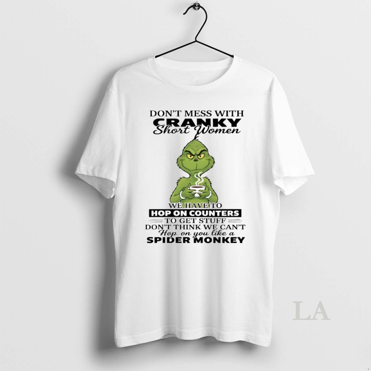 Original Grinch Dont Mess With Cranky Short Women Hop On Counters T-Shirts, Hoodie, Sweatshirt | AU01DripNestTees.com
