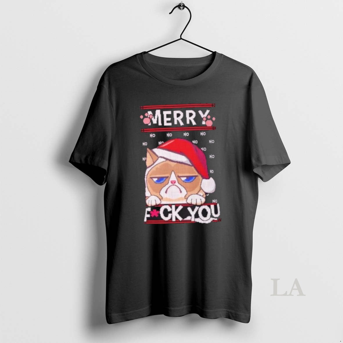 Original Grumpy Cat Ugly Christmas Pixel Art Holiday T-Shirts, Hoodie, Sweatshirt | AU01DripNestTees.com