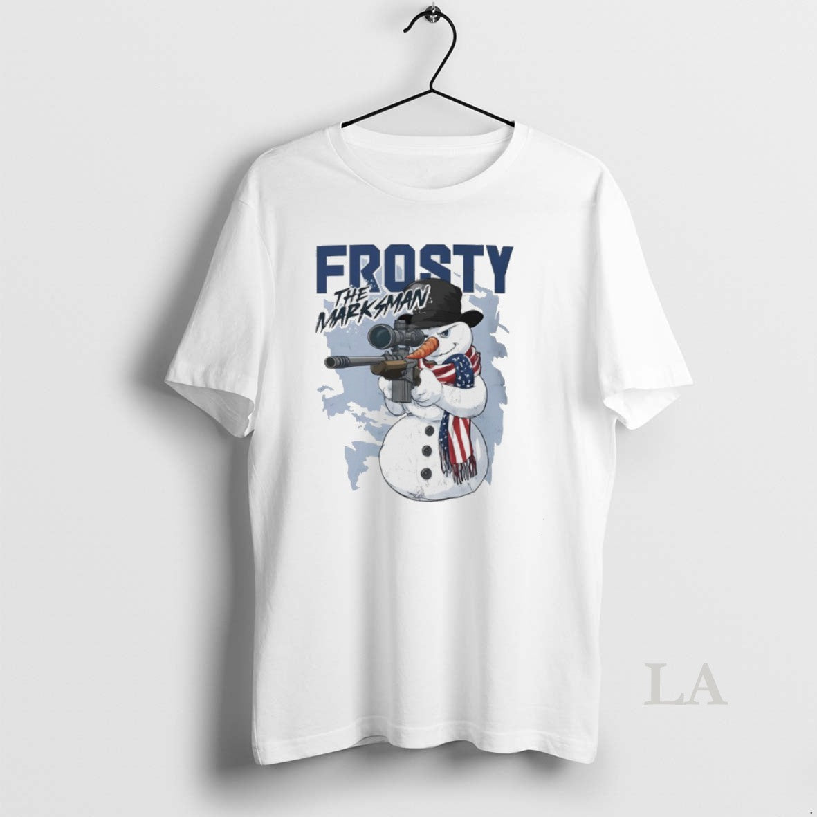 Original Gun Snowman Frosty The Marksman T-Shirts, Hoodie, Sweatshirt | AU01DripNestTees.com