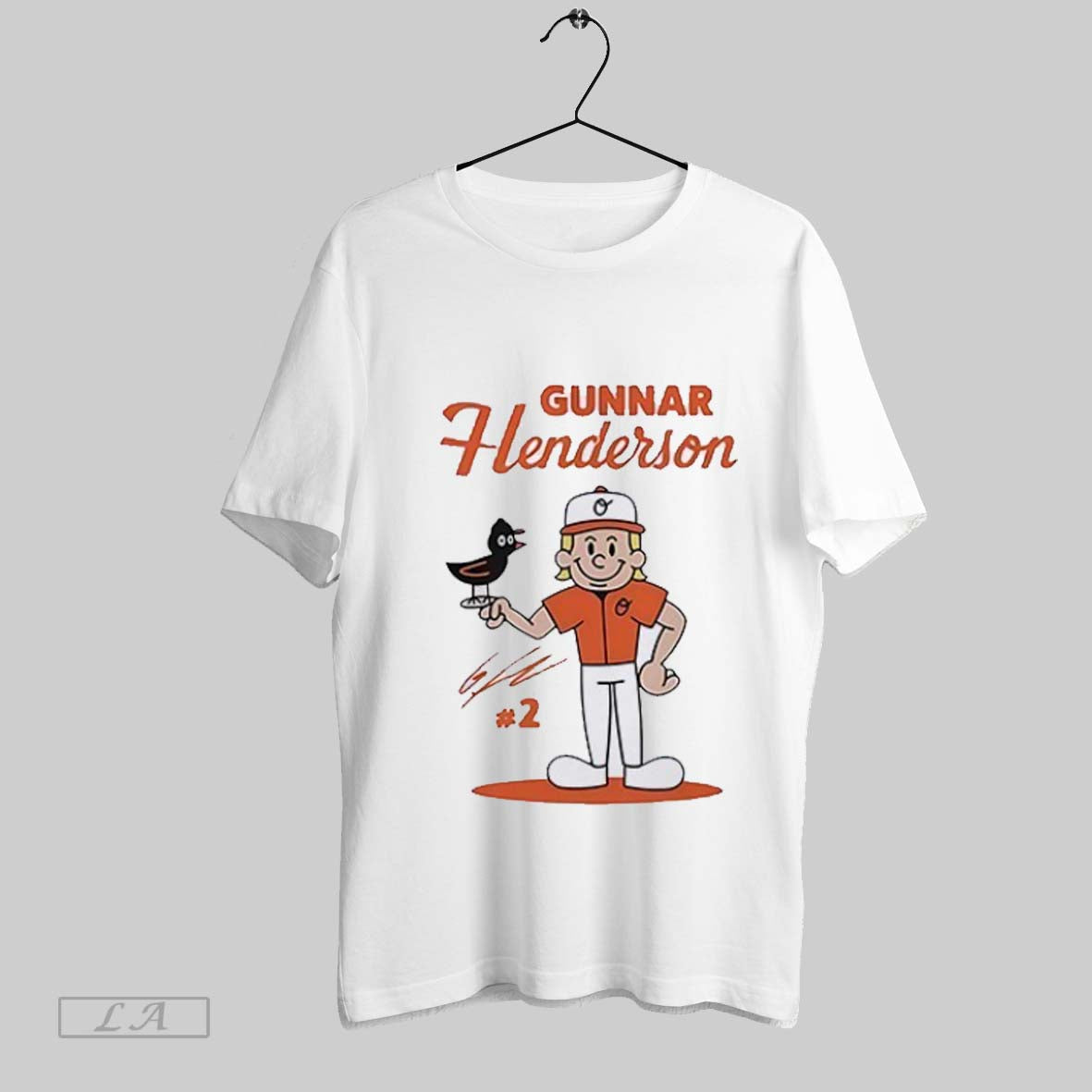 Original Gunnar Henderson Oriole Baltimore Cartoon
