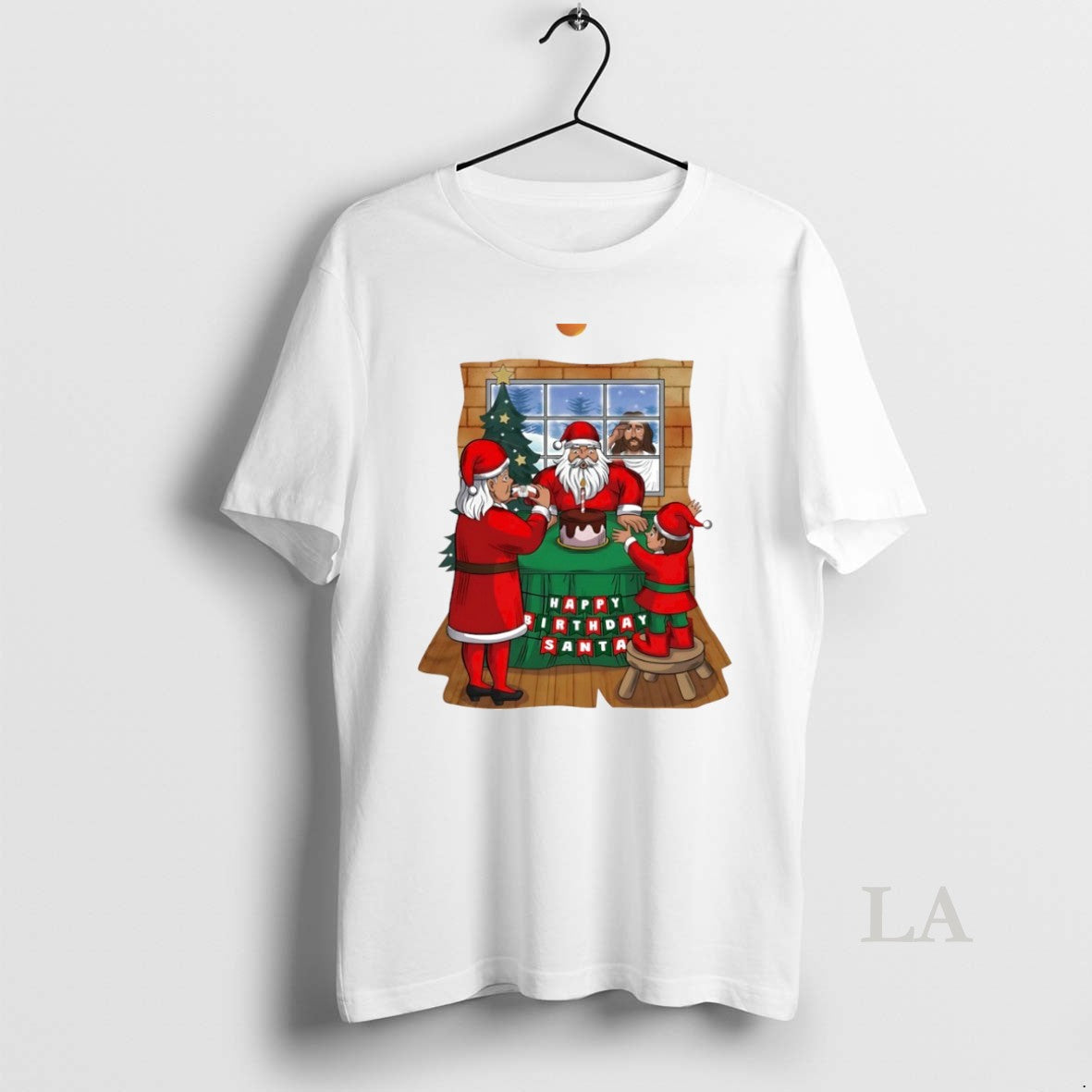 Original Happy Birthday Santa Christmas Circle T-Shirts, Hoodie, Sweatshirt | AU01DripNestTees.com