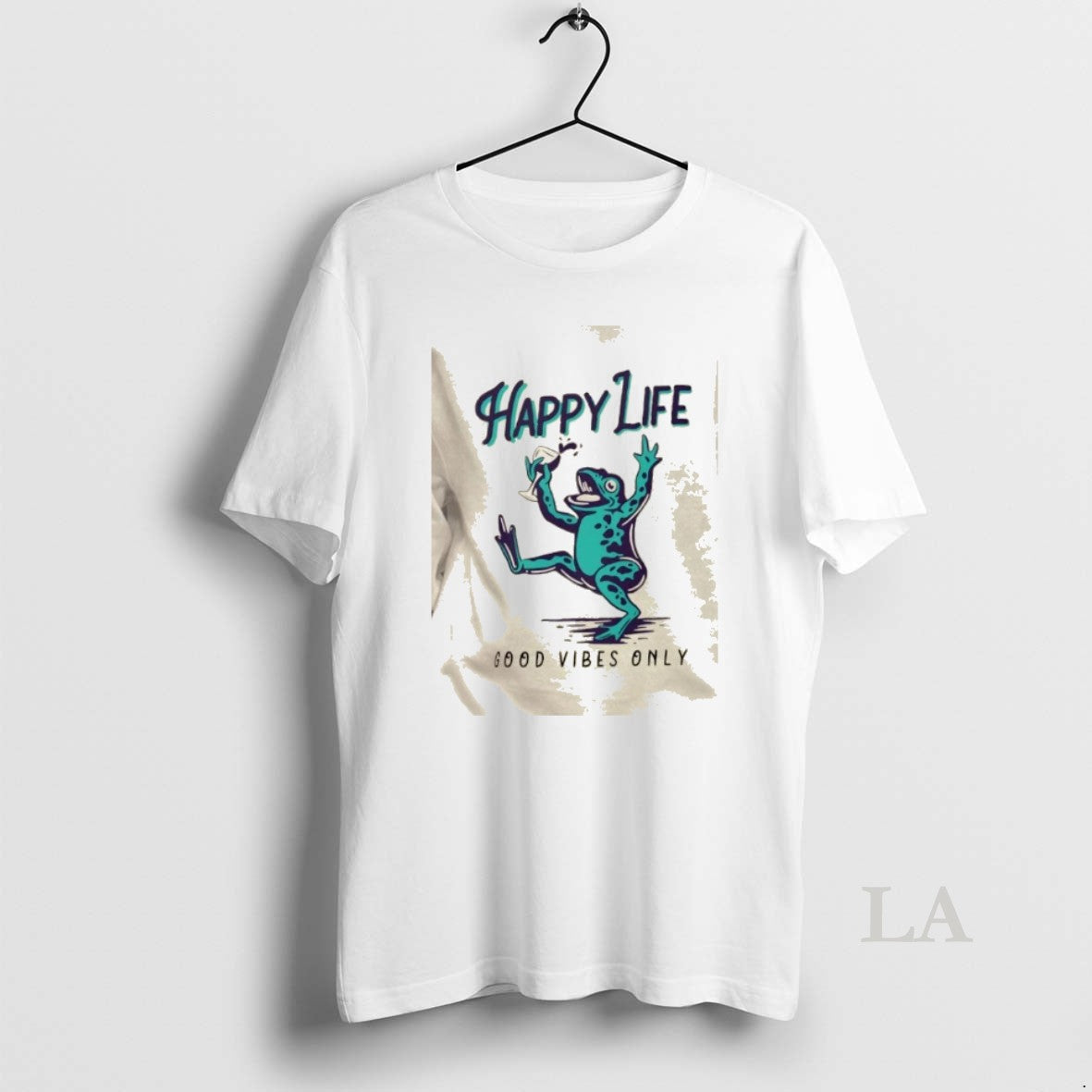 Original Happy Life Good Vibes Only Frog T-Shirts, Hoodie, Sweatshirt | AU01DripNestTees.com