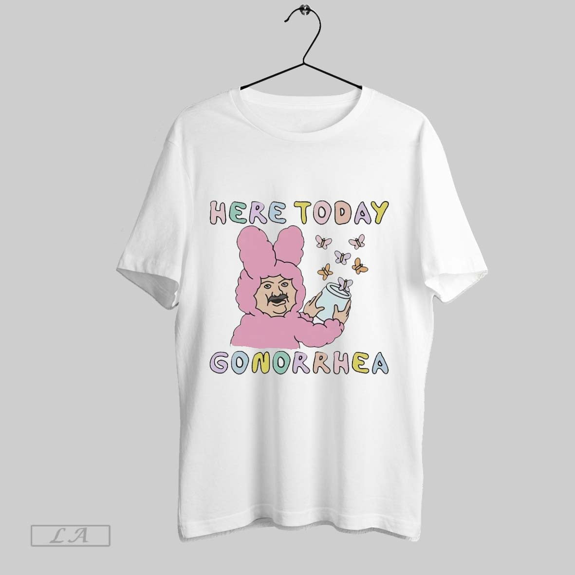 Original Here Today Gonorrhea Butterflies