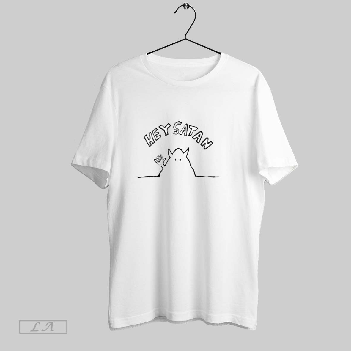 Original Hey Satan Devil Demon Cute Funny Graphic