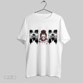 Original Horror Movies Mom Messy Bun Halloween Ladies