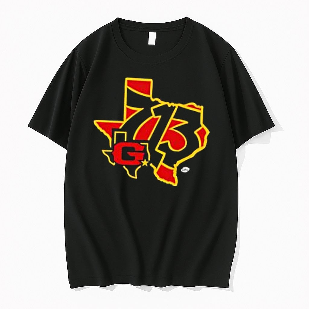 Original Houston Roughnecks Ufl 713 Map Tshirts Jpg