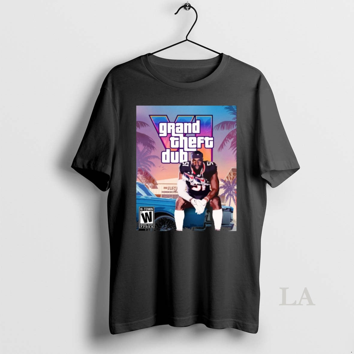 Original Houston Texans H Town Will Anderson Grand Theft Dub Vi T-Shirts, Hoodie, Sweatshirt | AU01DripNestTees.com