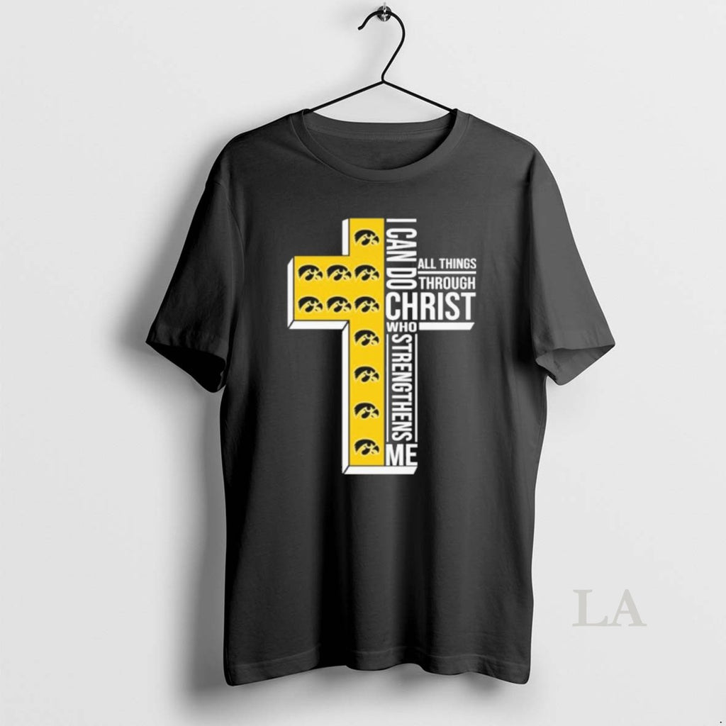 Original I Can Do All Things Faith And Sports Iowa Hawkeyes College Basketball T-Shirts, Hoodie, Sweatshirt