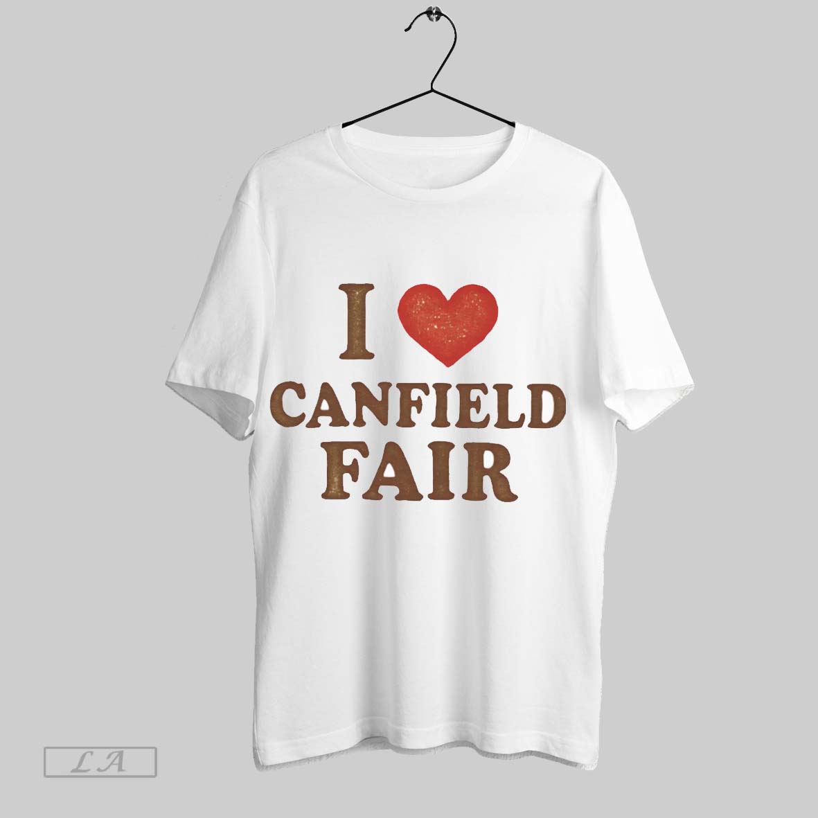 Original I Love Canfield Fair 25 White Poster