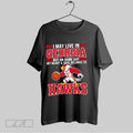 Original I May Live In Georgia But On Game Day My Heart And Soul Belongs