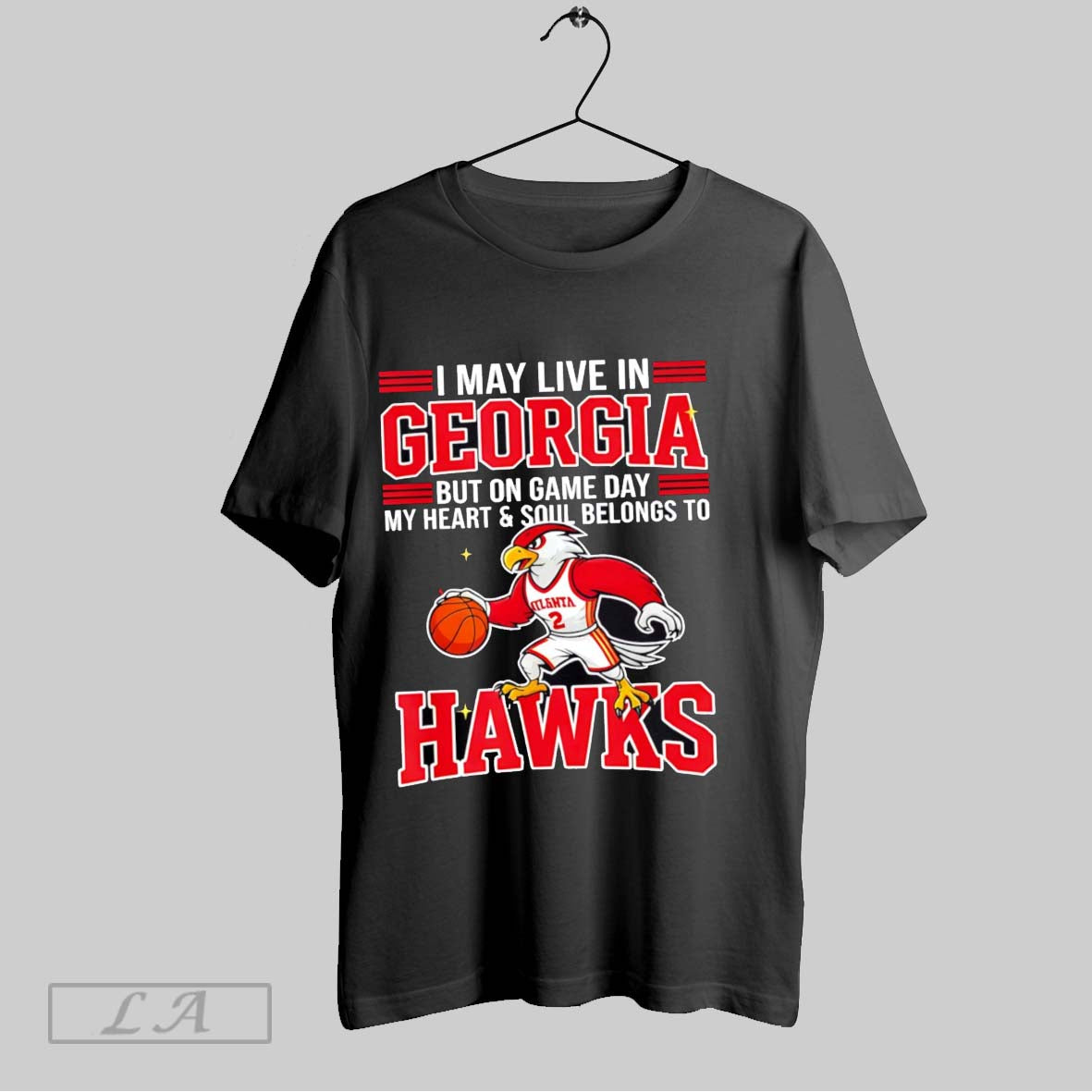 Original I May Live In Georgia But On Game Day My Heart And Soul Belongs