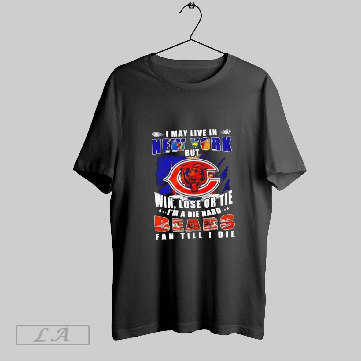 Original I May Live In New York But Win Lose Or Tie Im A Die