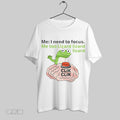 Original I Need To Focus Me Too Lizard Lizard White Poster