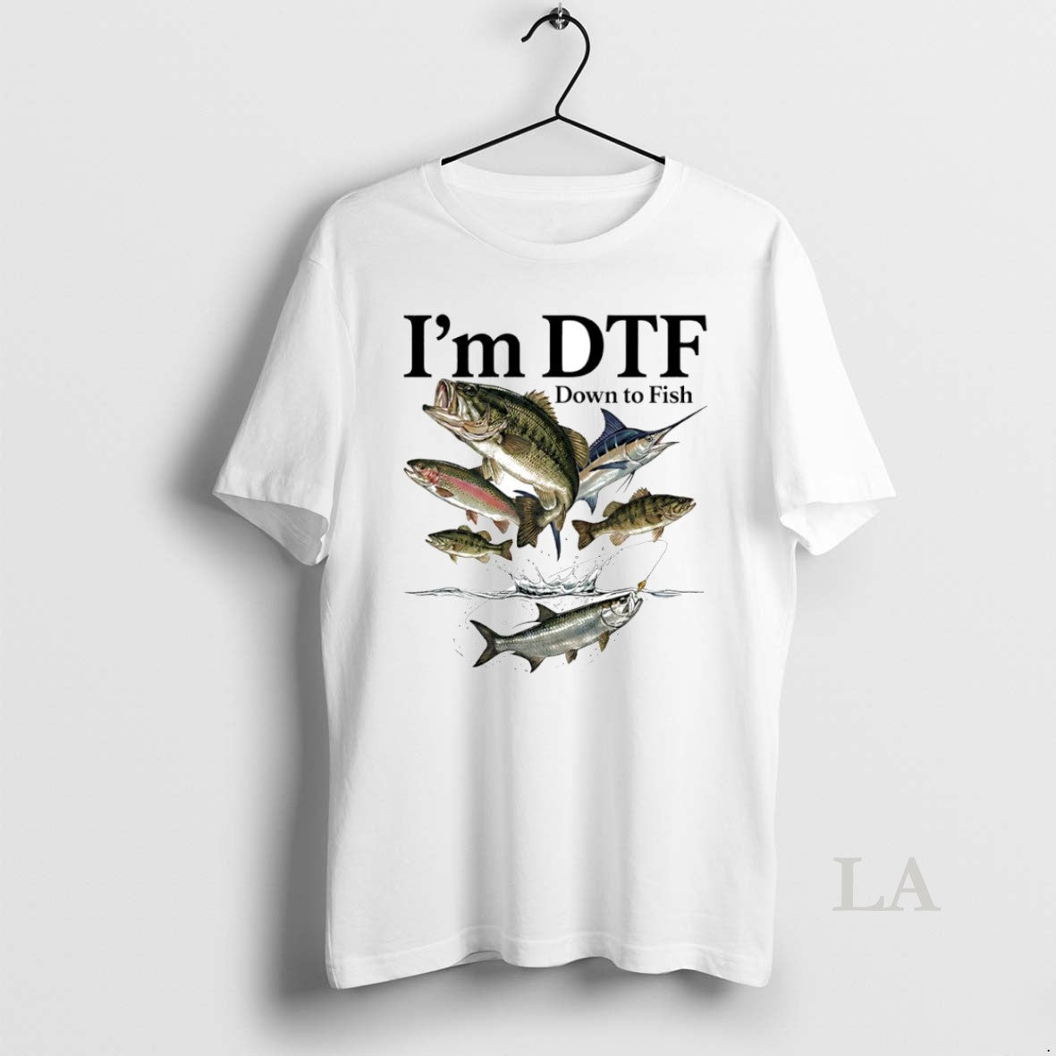 Original Im Dtf Down To Fish Circle T-Shirts, Hoodie, Sweatshirt | AU01DripNestTees.com