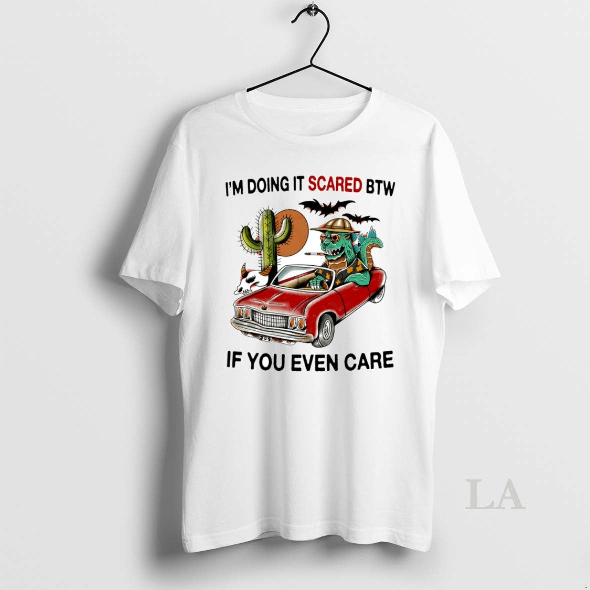 Original Im Doing It Scared Btw If You Even Care Circle T-Shirts, Hoodie, Sweatshirt | AU01DripNestTees.com