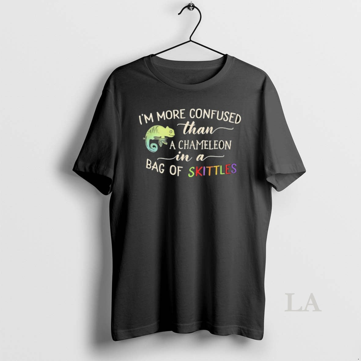Original Im More Confused Than A Chameleon In A Bag Of Skittles T-Shirts, Hoodie, Sweatshirt | AU01DripNestTees.com
