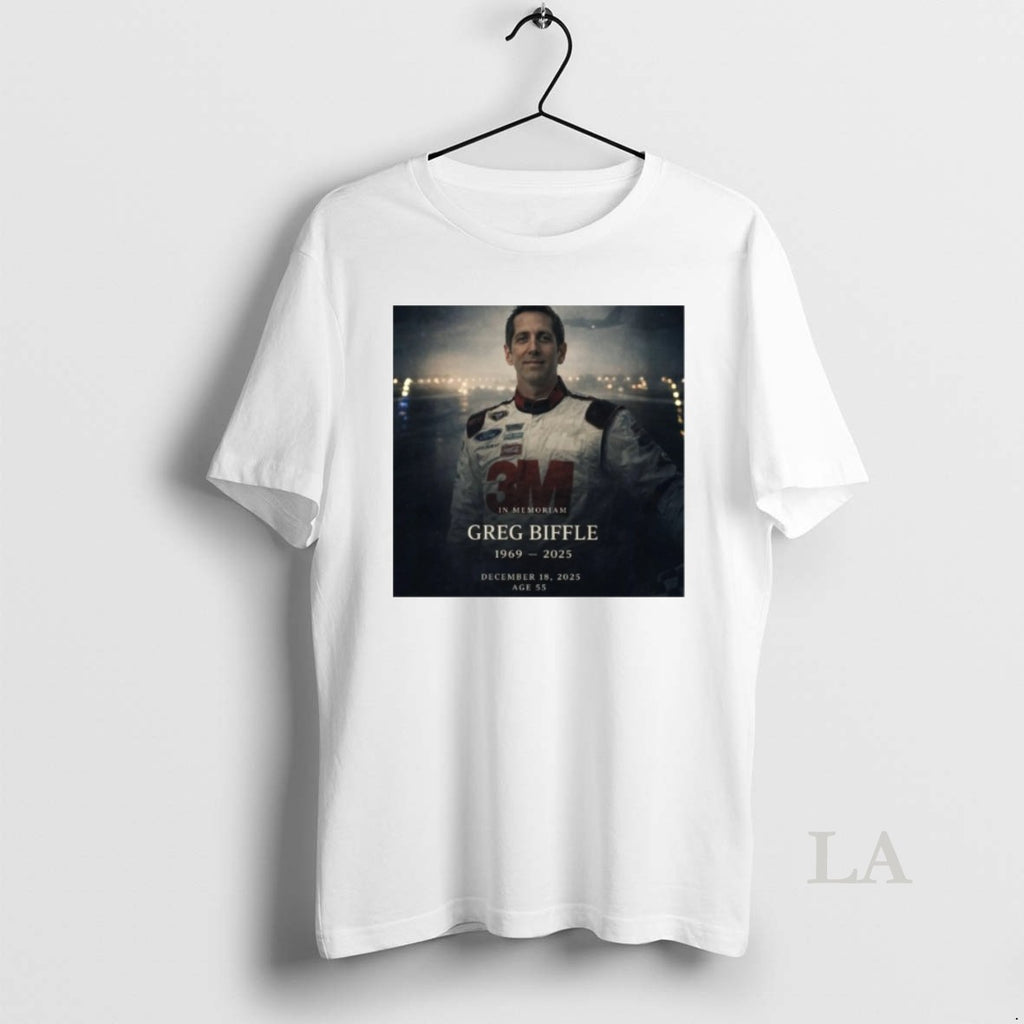 Original In Memoriam Greg Biffle 1969 2025 December 18 2025 Age 55 T-Shirts, Hoodie, Sweatshirt | AU01DripNestTees.com